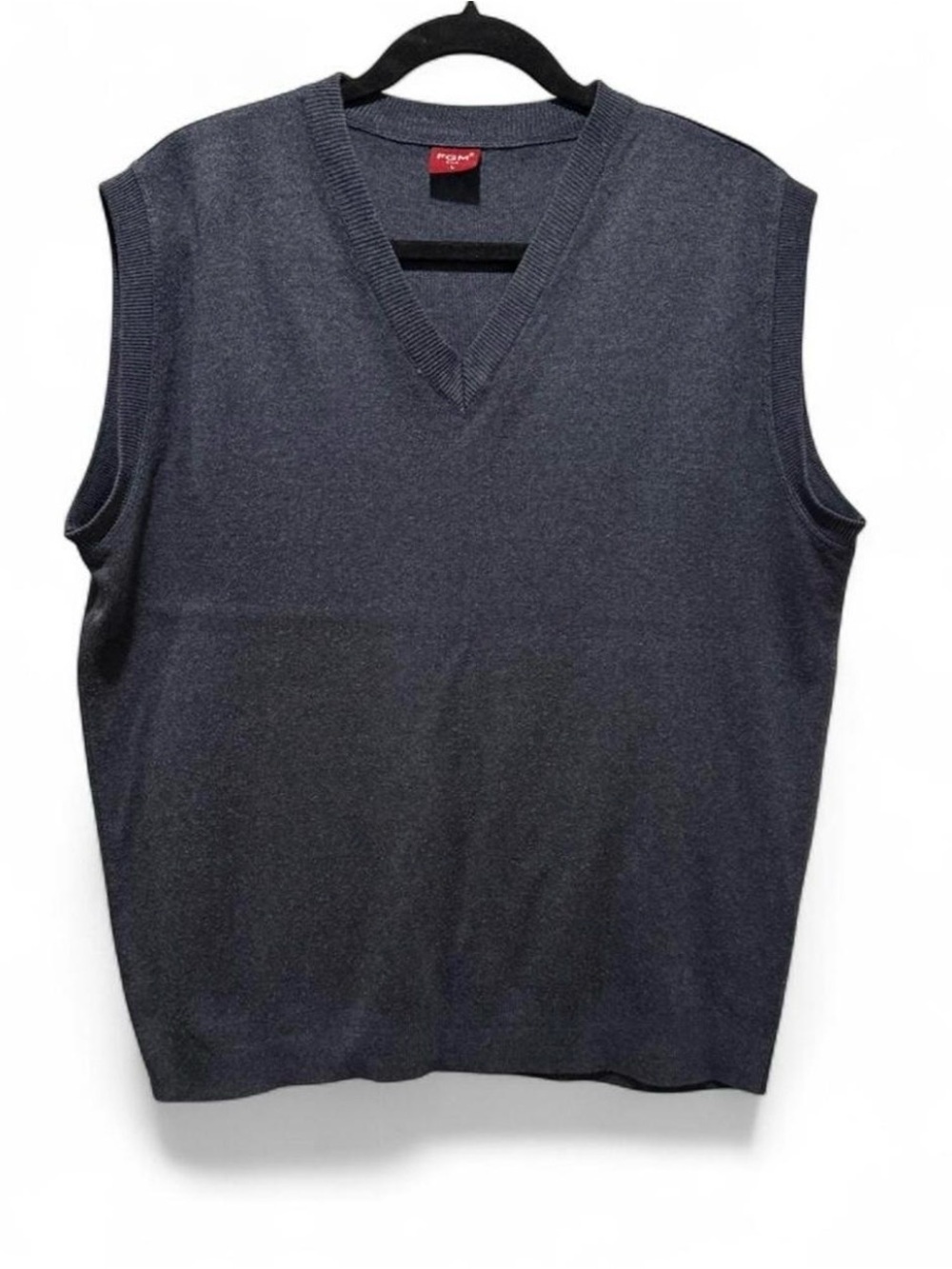 Men's V-Neck Sweater Vest - Charcoal Gray